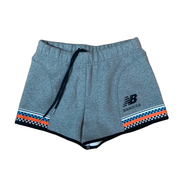 New Balance x Bandier Grey Fleece Shorts | Sz S - Picture 1 of 5